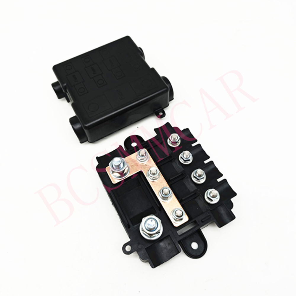 5-Way Fuse Box Car Marine Fuse Block Holder Indicator Waterproof DC 32V 25A-500A