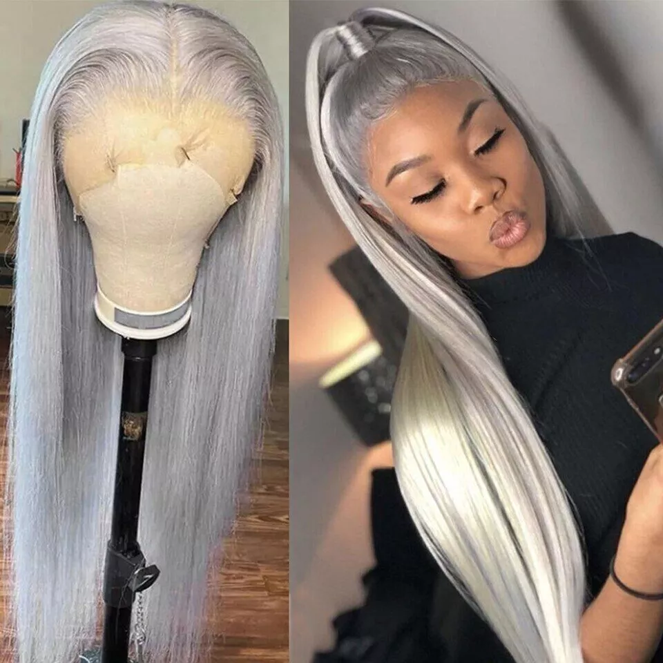 Grey hair wig clearance ebay