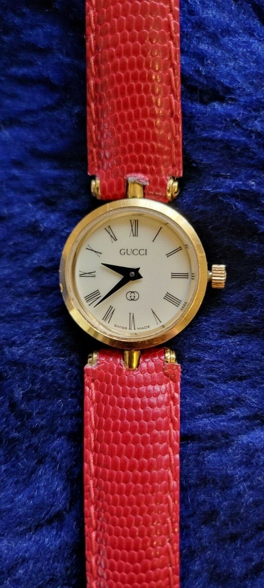 GUCCI GG logo Roman vintage watch men display picture 1