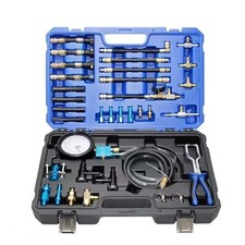 Fuel Pressure Gauge,Pro Fuel Injection Pressure Tester Kit 0-160PSI for Most Car