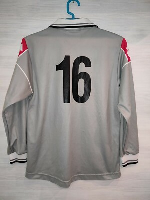 16 JUVENTUS 2000-01 THIRD SHIRT LONG SLEEVE LOTTO JERSEY SOCCER