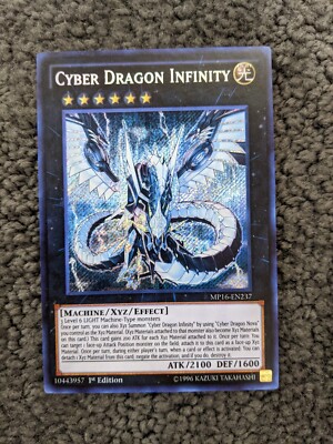 Cyber Dragon Infinity MP16-EN237 1st Edition Colorless Secret Rare Yugioh U-V-Oh