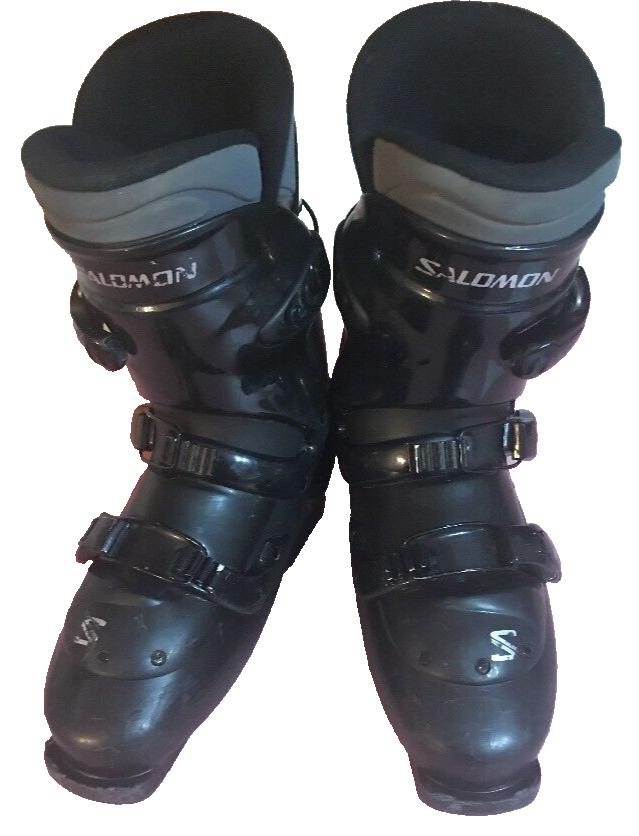 Salomon 4.0 Symbio Scarponi da Sci Discesa Nero 29.0 Rari Vintage Spedizioni N 24h