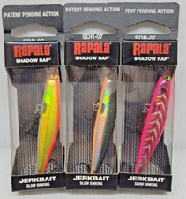 SET-RSR15 3pc Rapala SDR-07 Shadow Rap Slow Sinking Fishing Lure