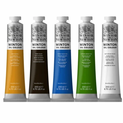 Winsor & Newton Winton Ölfarbe 200ml Tuben, 55 Farben Verfügbar