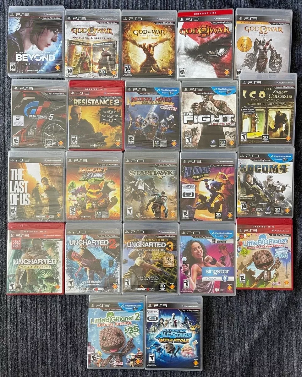 Lote com 10 Jogos de Playstation 3 Ps3 - Mídia Física Original - Desconto  no Preço