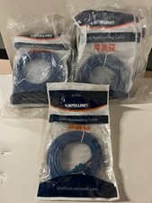 Lot of 11 Intellinet Cat6 Patch Cable UTP 14ft Blue 343305 Molded New NIB