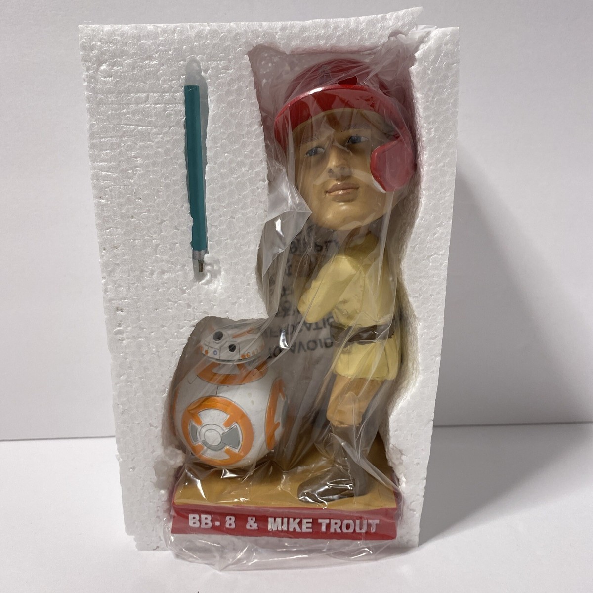 Mike Trout BB-8 Star Wars Angels Bobblehead 2023 NEW IN BOX | eBay