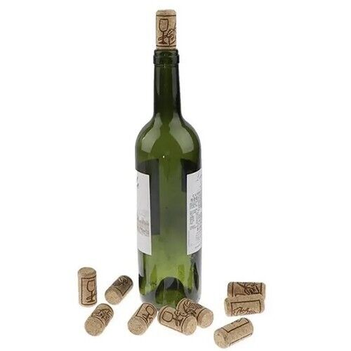Set 100 Tappi Tappo in Sughero Vino per Imbottigliamento Piccoli Ecologici - Foto 5 di 11