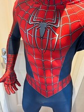 Spider-Man Raimi Tobey Maguire Spiderman Cosplay Costume Suit Adult Jumpsuit