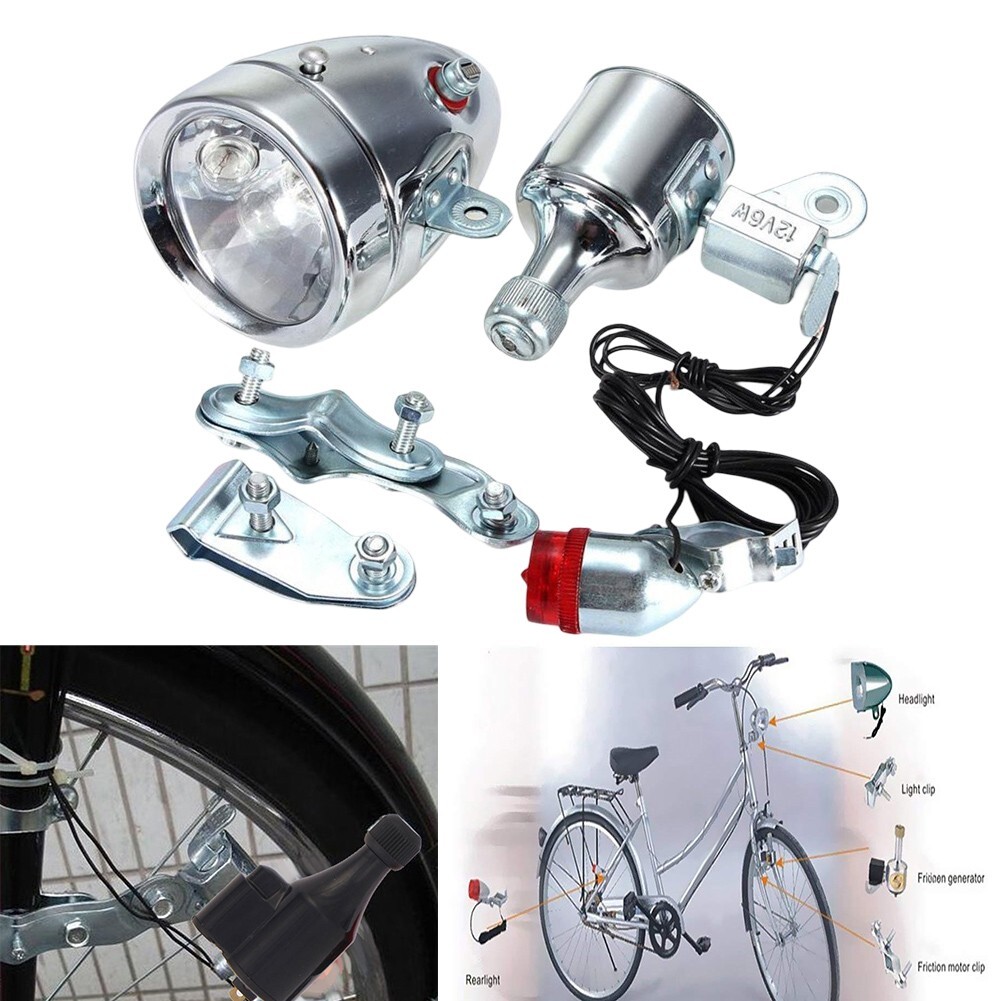 Bike Light Dynamo In Bicycle Wheel Bicycle Wheel Cycle Dynamo
