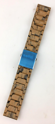 Cinturino Orologio Generico 25 mm Uomo Legno Deployante Con