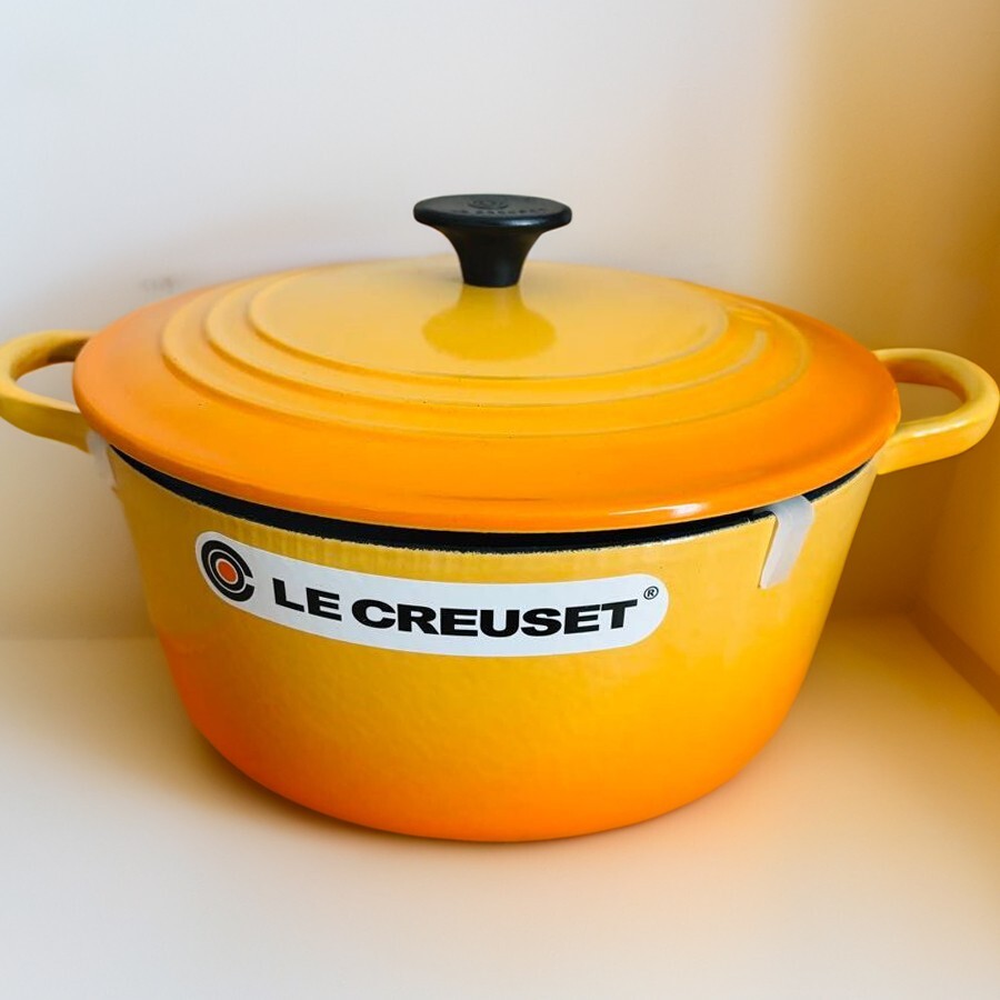 LE CREUSET - オレンジ 22cm 3個 Le Creuset ル・クルーゼ ルクルーゼ SIGNATURE マルチ