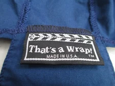 That's a wrap head wrap skull cap navy blue USA Made motorcycle hat