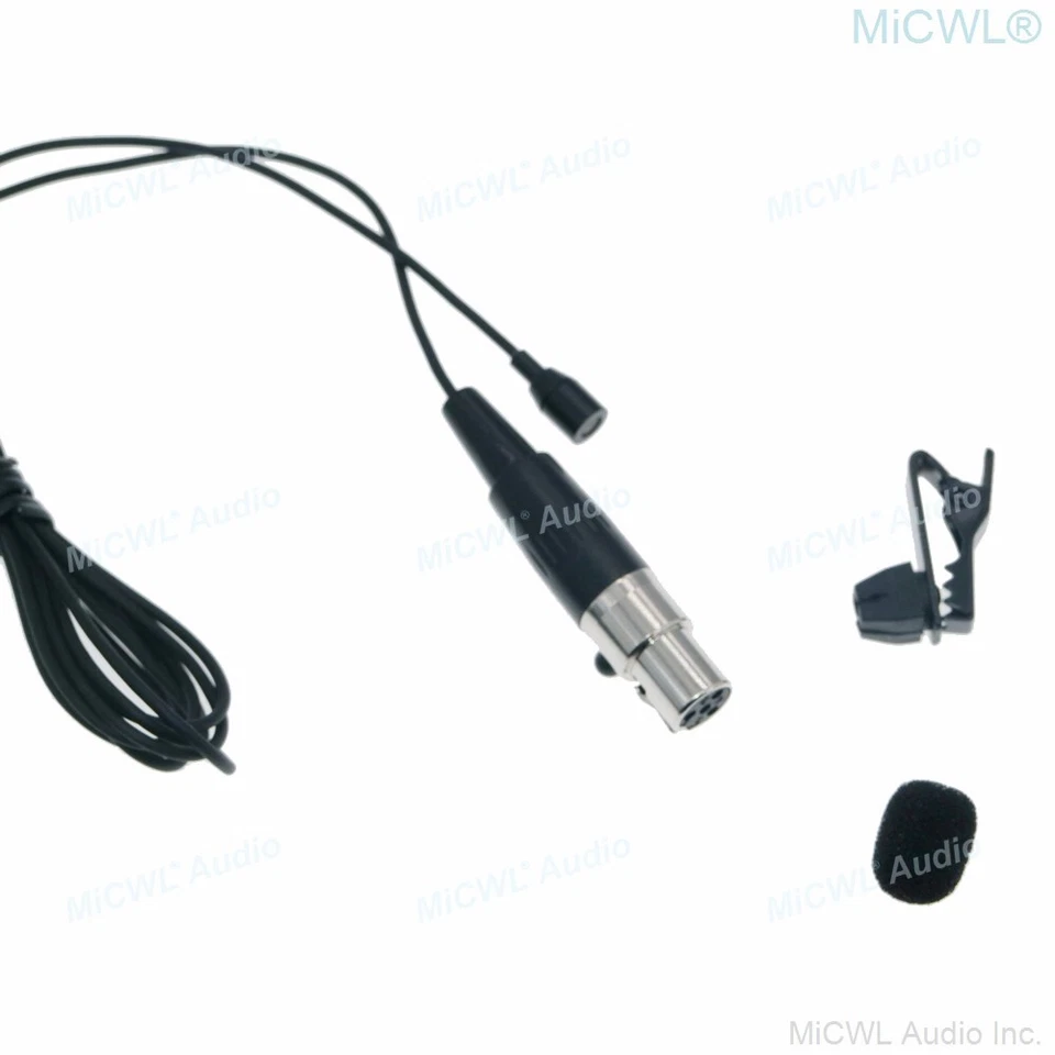 ME5 Mini Tie Clip Lavalier Audio Microphone for AKG Samson Gemini TA3F 3Pin mini - Image 3 of 4