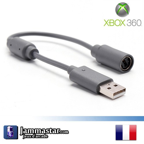 Connectique et chargeur console Under Control Cable de charge manette xbox 360 1,8 m Connectique et chargeur console Under Control Cable de charge manette xbox 360 1,8 m