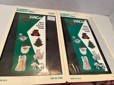 VINTAGE LOT OF 2 CRAFT MAGIC CRAFTMAGIC MAGNETIC SHEET 5"X8" HIGH TECK ADHESIVE 