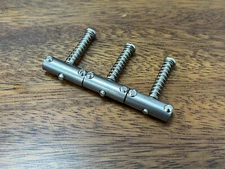 Set 3 pcs Titanium Telecaster Bridge Saddle for Fender Vintage Tele Guitar