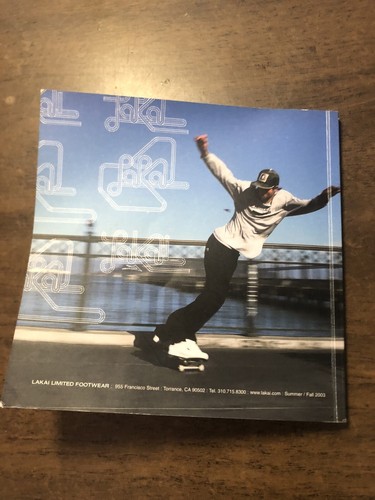 Lakai footwear 2003 Summer Fall catalog howard carroll MJ Cairo Johnston Welsh - Picture 13 of 13