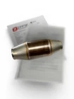 200 cpsi metal catalytic converter ø63.5mm 2.5" ø100mm with E test mark with number