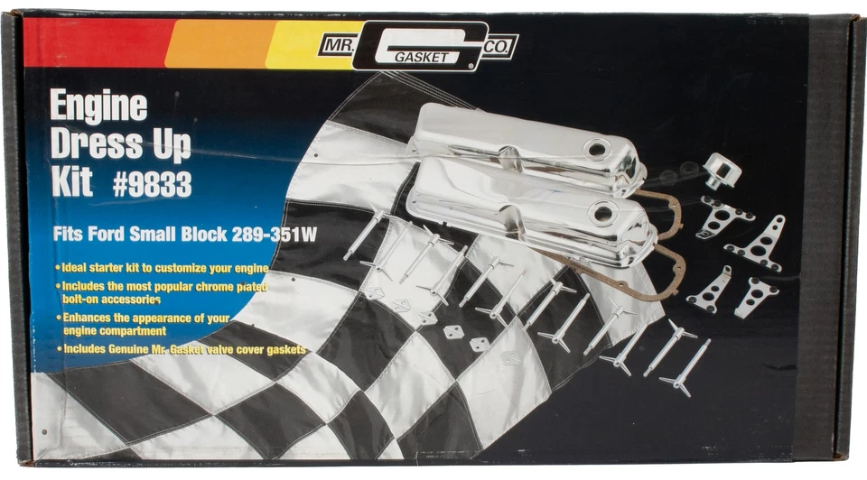 Mr. Gasket Engine Dress Up Kit Fit 1965-85 Ford LD Trucks 1964-85 Ford Cars 9833 - Image 3 of 4
