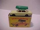 Vintage Matchbox Lesney No 45 Diecast  FORD CORSAIR Car w/ GREEN BOAT  In Box