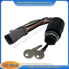 Ignition Switch with Keys Fit  Tracker Boats3 Position 6 Wire Connector 129572