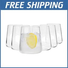 Lightweight Everyday Drinking Glasses, 12.9 oz, Set of 6