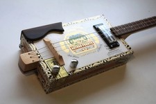 Arturo Fuente - Humbucker Pickup - 3 String Cigar Box Guitar by Chickenbone John