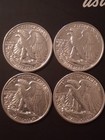 1943 WALKING LIBERTY HALF DOLLAR SILVER (4 TOTAL) — photo 3