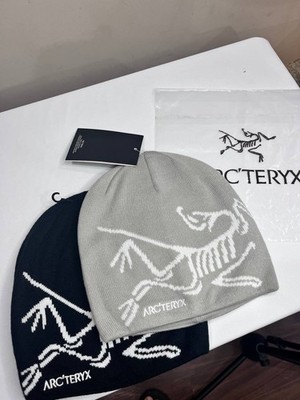 Arc'teryx Bird Head Toque Beanie -  Set 2 Black/Gray Unisex - Winter Hat NWT