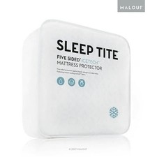 Malouf Sleep Tite Five Sided IceTech Cooling Waterproof Mattress Protector, Full