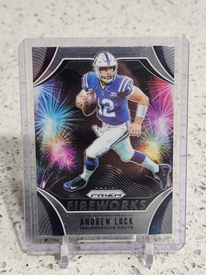 2019 Panini Prizm Fireworks #FW-AL Andrew Luck Indianapolis Colts 