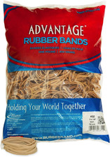 Rubber 26324 Advantage Rubber Bands Size 32, 1 lb Bag Contains Approx. 700 Band