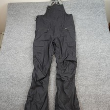 North Face Snow Bib Pants Womens Large Black DryVent Waterproof Ski Snowboard