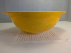 Vintage Pyrex #444 Orange Yellow Daisy Sunflower Cinderella 4QT Mixing Bowl