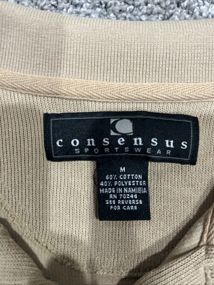 Suéter vintage con cuello tostado para hombre talla mediana Foto 2 de 3