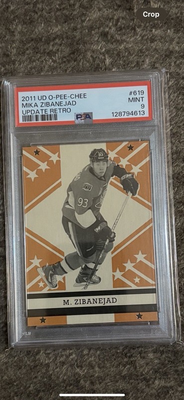 2011-12 Upper Deck O-Pee-Chee Update Retro #619 Mika Zibanejad (RC)  Mint PSA 9
