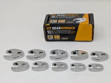Gearwrench 10 Piece 3/8" Drive Metric Crowfoot Wrench Set | 89119