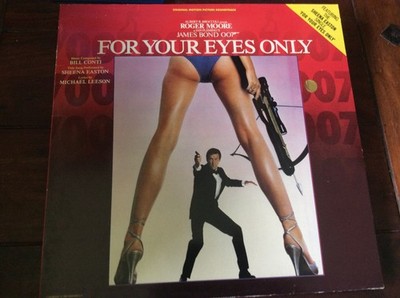 James Bond 007 - For Your Eyes Only  [Vinyl LP] 1981 Soundtrack  Bill Conti