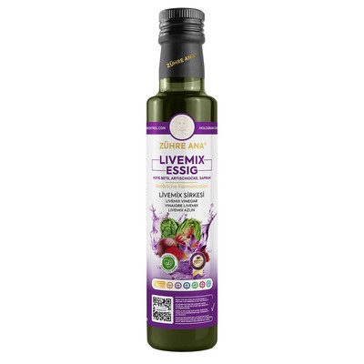 Livemix Essig   Natürliche Fermentation für reinen Geschmack 500ml