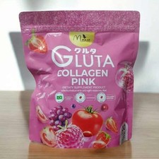Manee Gluta Collagen Pink Anti-Aging Supports Healthy Smooth Skin 30 Sachets