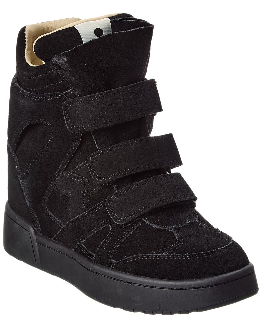 Isabel Marant Im3 Suede Wedge Sneaker Women's Black 37