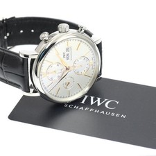 IWC PORTOFINO IW391031 41mm SS Silver Dial Automatic Chronograph Day-Date #C231