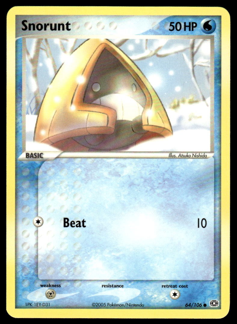 Pokemon TCG Emerald #64/106 Snorunt NM