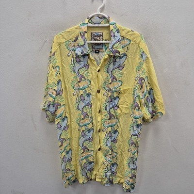 Mambo Vintage Australia Fish And Chips Surf Hawaii Kurzarm Hemd Medium