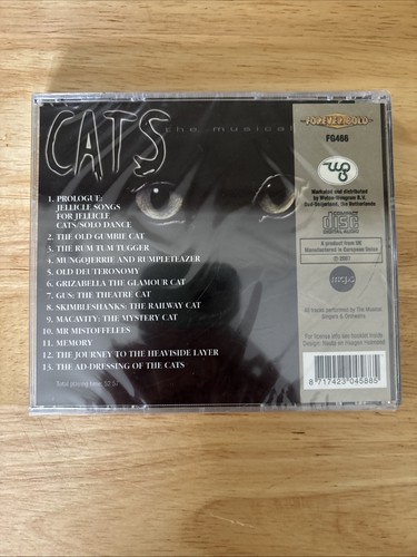 Cats The Musical CD New & Sealed - Picture 2 of 2