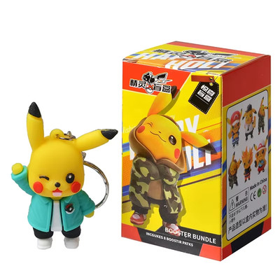 Pokemon Blind Box Pikachu 24er Set Figuren Schlüsselanhänger Dekoration Kinder