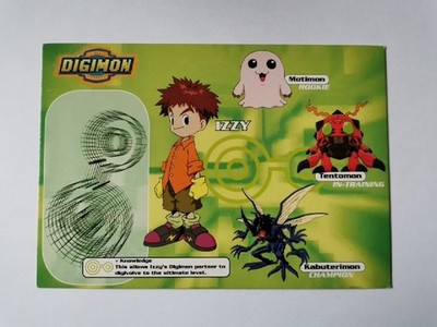 Digimon Postkarte Izzy  2000
