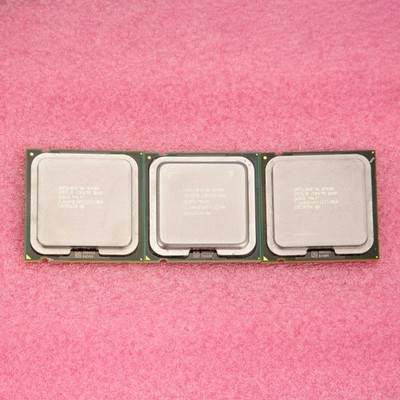 *LOT OF 3* INTEL Q9400 & E8400 CPU PROCESSORS